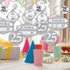 Big Dot of Happiness We Still Do - 25th Wedding Anniversary - Anniversary Party Hanging Decor - Party Decoration Swirls - Set of 40 - 2 of 4
