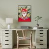 VisioGear Bohemian Cat In Forest Framed Canvas Wall Art for Hallway Office Wall Decor, Multicolored, 20.5"*16.5"*1.25" - 2 of 4