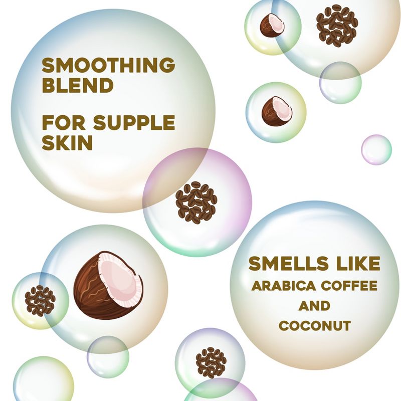 OGX Smoothing + Coconut Coffee Exfoliating Body Scrub with Arabica Coffee &#38; Coconut Oil, 19.5oz, 5 of 10
