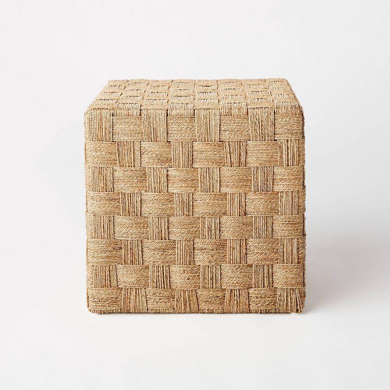 Lynwood Checkerboard Woven Cube - Threshold&#8482; designed with Studio McGee, 4 of 12