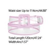Allegra K Women's Clear  Skinny Belts for Jeans and Dresses - 3 of 4