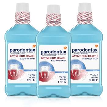 Parodontax Active Gum Health Mint Rinse Mouthwash - 16.9 fl oz/3ct