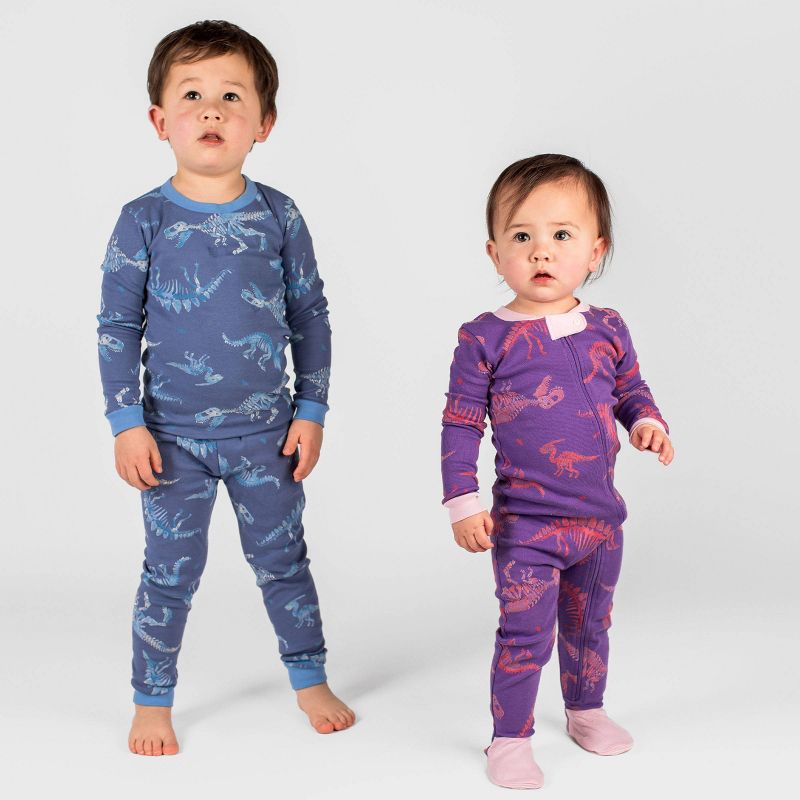 Burt's Bees Baby® Kids' 2pc Organic Cotton Snug Fit Pajama Set, 6 of 7