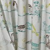 Dainty Home 3D Printed Textured 100% Cotton Shower Curtain - 2 of 3