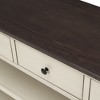 Ridstar 50 in. W Beige Design Console Tables with Two Open Shelve - 3 of 4