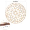Unique Bargains Wood DIY Bag Weaving Knitting Round Crochet Basket Base 5.5 Inch 2 Pcs - 2 of 4
