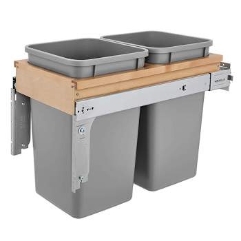 RW Base Gray Collapsible Large Trash Can - 11 1/2 x 10 x 7 - 1 count