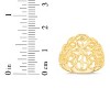 10k Yellow Gold 17.3mm Intricate Floral Filigree Ring - 4 of 4