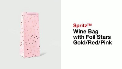 Wine Bag with Foil Spray Black/Gold - Spritz™