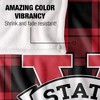 Valdosta State University Campus Plaid Spirit Silky Touch Super Soft Throw Blanket 50x60 - 4 of 4
