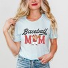 Simply Sage Market Women's Baseball Mom Teddy Bear Short Sleeve Graphic Tee - 2 of 4