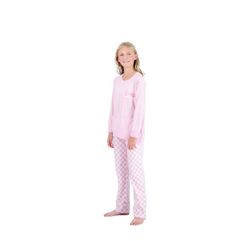 Sleep On It Girls 2-Piece Fleece Pajama Set, 3 of 6