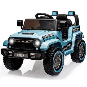 12V Kids Electric Car, 4 Wheeler Electric Vehicles with Remote Control, Spring Suspension, 3 Speeds - 1 of 4