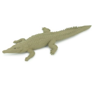 Collectible Wildlife Gifts | American Crocodile, Crocodylus acutus, Saltwater Crocodile, Rubber Reptile, Realistic Figure, Gift,  4 1/4"  SF41 B15 - 1 of 4