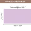 Unique Bargains Wallpaper, Peel and Stick Wallpaper Contact Paper Solid Color Vinyl Self-Adhesive Wall Paper Decorative Purple 394"x15.7" - 2 of 4