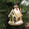 Ginger Cottages 3.25 In Gingerbread Cottage Ornament Wreath House Tree Ornaments - 3 of 4