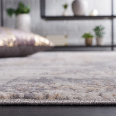 Eternal Gray and Beige Power Loomed Area Rug