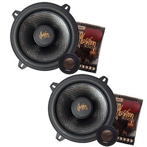 Illusion Audio C5 5.25" Carbon Series 2-way Component Speaker Kit - Pair - 1 of 4