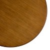 KWPZQEB Round Dining Table, 46.85" Farmhouse Wood Kitchen Table, Traditional Round Dining Room Table with Metal Legs, Seats up to 4, Brown - 4 of 4