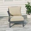 WestinTrends  Avalon Outdoor Patio HDPE Left Arm Facing Sectional Corner Club Chair with Patio Cushions - 2 of 4