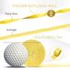 PartyWoo Crepe Paper Streamers Yellow 4 Rolls 328 ft 1.8 Inch x 82 Ft Roll - 3 of 4