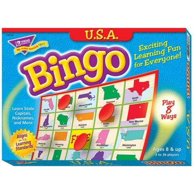 Trend Enterprises:: U.S.A. Bingo Game