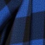 bright cobalt buffalo plaid