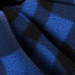 bright cobalt buffalo plaid