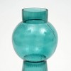 AZL1 Life Concept Decorative Vases, Modern Tall Glass Vase for Floor and Tabletop Centerpiece Arrangements, Green, 5"*5"*12" - 4 of 4
