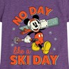 Girls' - Disney - No Day Like A Ski Day Fitted Short Sleeve Graphic T-Shirt - 2 of 4