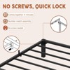 6 Inch Tiwn Bed Frame, Heavy Duty Metal Platform Bed Frame with Durable Iron Slat Support and Legs - 4 of 4