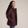 Lands' End Women's Outerwear Wanderweight Ultralight Packable Hooded Long Down Jacket - 4 of 4