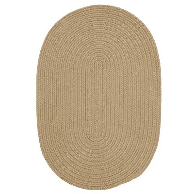 Colonial Mills Boca Raton - Cuban Sand 5 Ft x7 Ft Oval Rug Indoor/Outdoor 100% Polypropylene