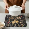REGALWOVEN Placemats Set of 6 Linen Placemats, Washable Kitchen Table Mat, Seasonal Holiday Christmas Place Mats - 4 of 4