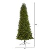9ft. Slim Spruce Artificial Christmas Tree with 750 Warm White Multifunction LED Lights – Stunning Tall Holiday X-Mas Tree - 2 of 4