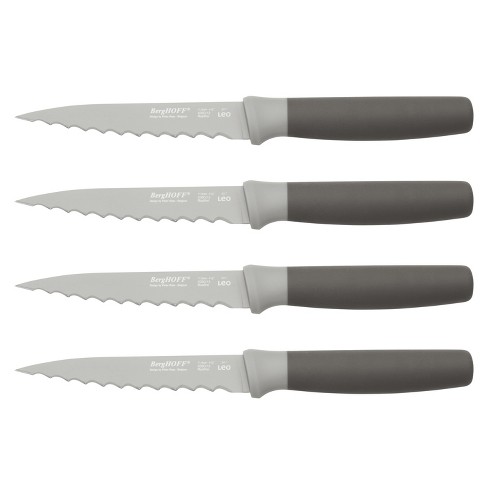 Wolfgang Puck Set of 6 Steak Knives NEW in Wooden Gift Box 