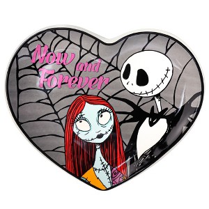 Disney The Nightmare Before Christmas Jack Skellington Ceramic Trinket Tray Jewelry Ring Holder Dish - 1 of 4