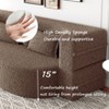 Dexmalle Modern Cloud Shape Convertible Sleeper Sofa Bed with 2 Pillows,Living Room - 4 of 4