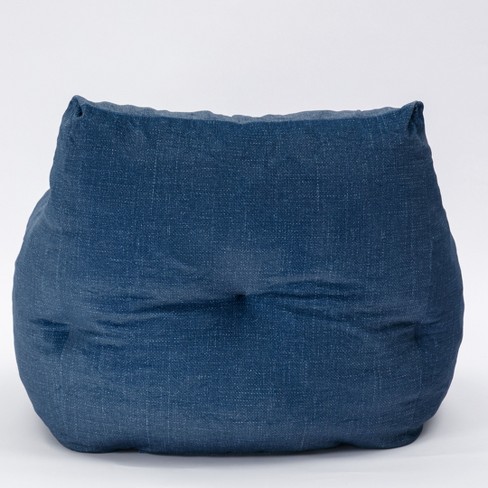 Soft Bean Bag Chairs With Memory Foam 37 W Linen Bean Bag Arm Chair Fluffy Lazy Sofa Dark Gray 4a Modernluxe Target