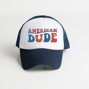 The Juniper Shop American Dude Youth Foam Trucker Hat - 1 of 2