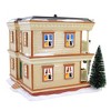 Department 56 House 7.0 Inch Holiday Flats Apartments Original Snow Village Village Buildings - 3 of 3