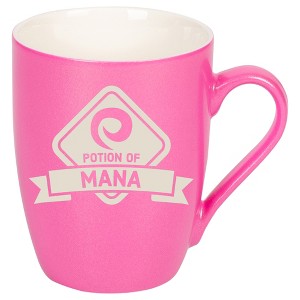 100 North Magic Potion 10 Ounce Pink Metallic Finish, Comfortably Fits Your Hands, New Bone China Coffee Tea Cup Mug, Potion Of Mana - 1 of 1