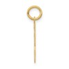 Black Bow Jewelry 14k Yellow Gold, Athletic Collection, Small Polished Number 33 Pendant - 2 of 4