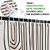 Aoibox Boho Mid Century Shower Curtain, Minimalist Abstract Arch Simple Sun Modern Machine Washable Waterproof Fabric for Bathroom Decor Bathtub - 4 of 4