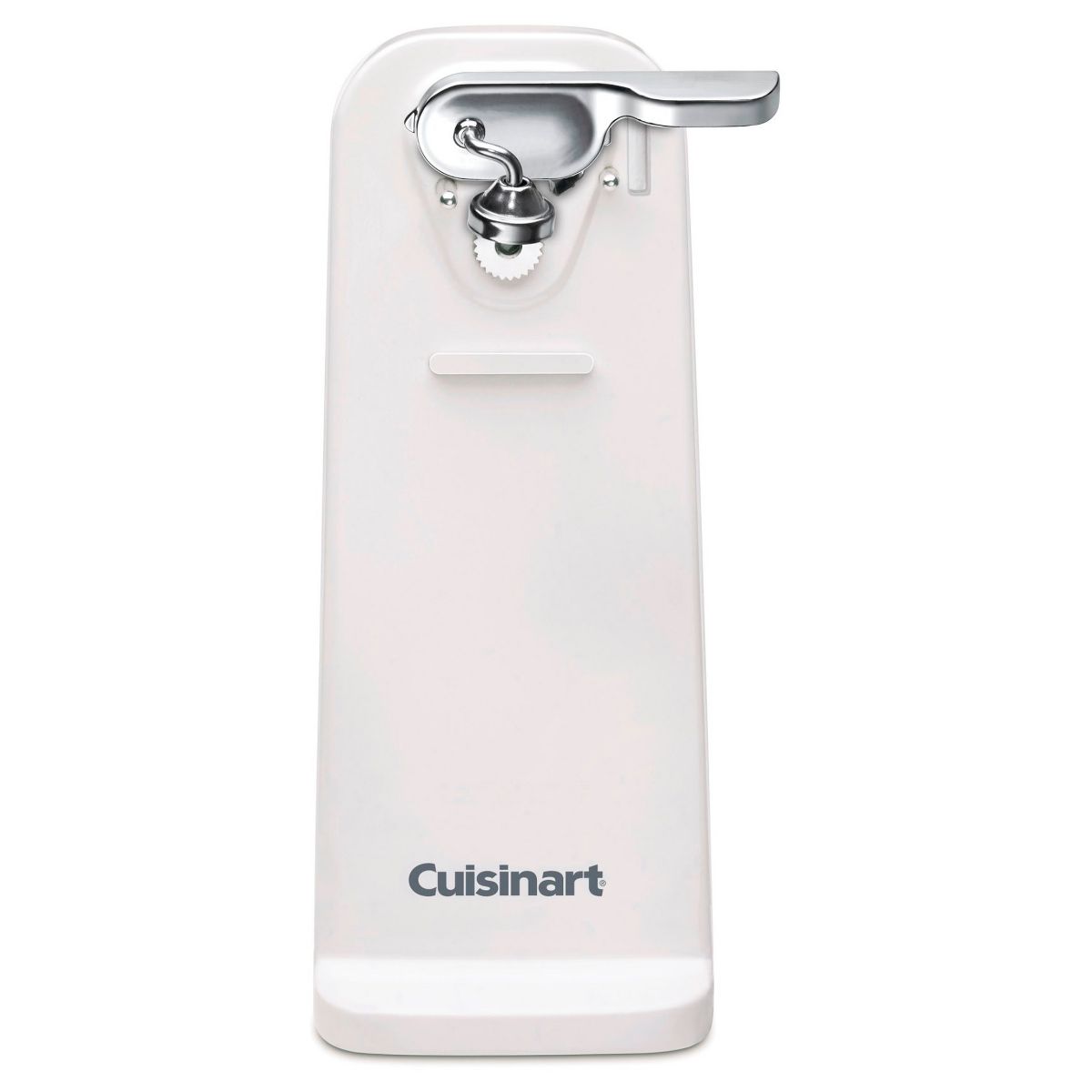 Cuisinart Deluxe Can Opener - White - CCO-50N: Electric, Freestanding, Magnet for Easy Lid Lift-Off, 3-Year Warranty
