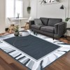 COZONY Washable Border Area Rug, Non Slip Soft Farmhouse Carpet for Living Room Bedroom Dining Room - 4 of 4