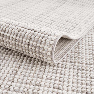 Gowan Cream Low Pile Polyester Runner Rug