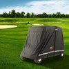 VEVOR 4 Passenger Golf Cart Cover, 600D Polyester Full Cover, Universal Fits for Most Brand Club Car Covers, Waterproof and Sunproof - 2 of 4