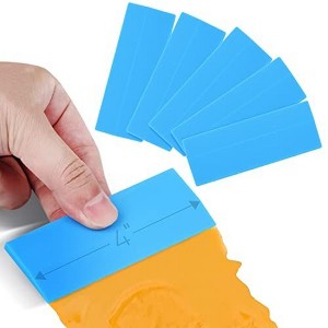 Impresa Extra Long Silicone Squeegee for Screen Printing & Stencil Sheets - Pack of 6 - DIY Screen Print Squeegee - 1 of 4