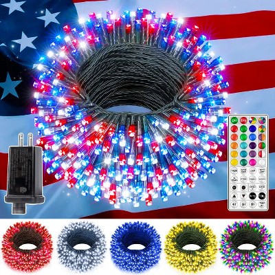 Ollny 400 LED Christmas RGB String Lights (Green Cable, 130 Modes)